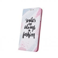 Knižkové puzdro Trendy case Smiles are always in fashion – Samsung Galaxy A50