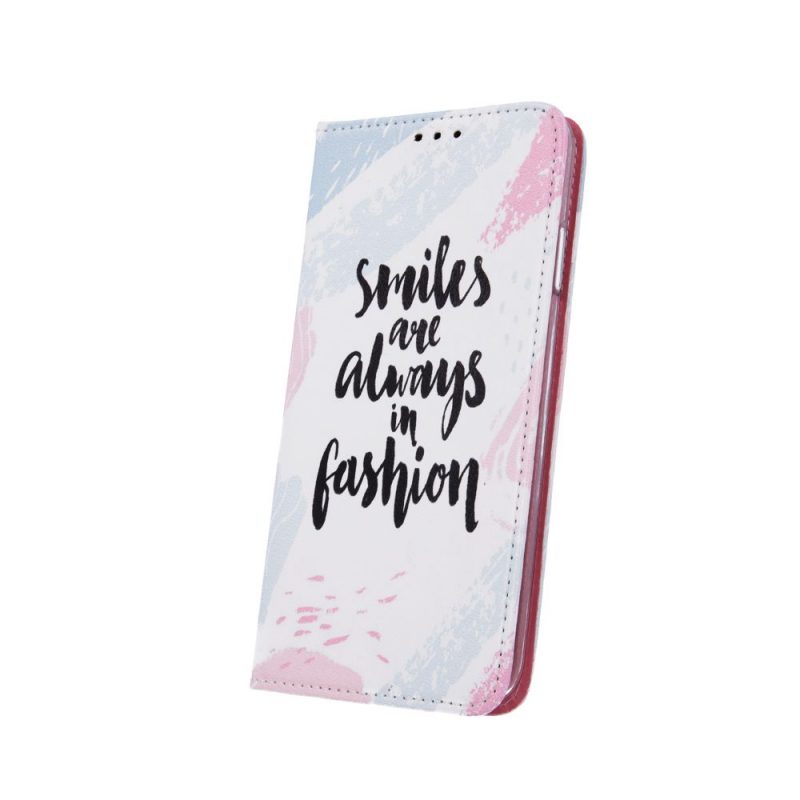 Lacné Kryty | Knižkové puzdro Trendy case Smiles are always in fashion – Samsung Galaxy A50 / A30s