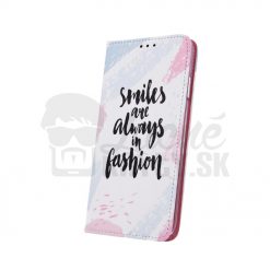 Knižkové puzdro Trendy case Smiles are always in fashion – Samsung Galaxy A20e