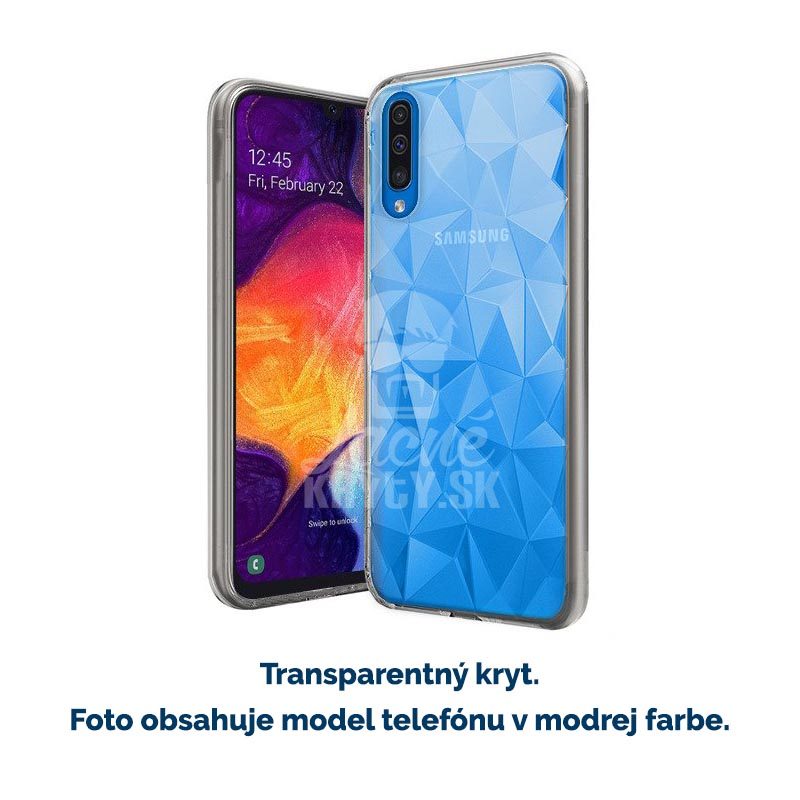 Lacné Kryty | Silikónový kryt Forcell Prism transparentný – Samsung Galaxy A50 / A30s