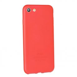 Pružný plastový kryt Jelly Case Flash matný červený – Samsung Galaxy A50