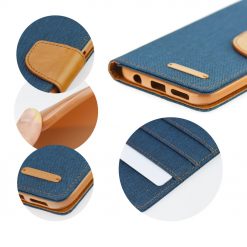 Peňaženkové puzdro Canvas Book modré – Samsung Galaxy A50 / A30s | Lacné Kryty Lacné Kryty | Peňaženkové puzdro Canvas Book modré – Samsung Galaxy A50 / A30s | Lacné Kryty