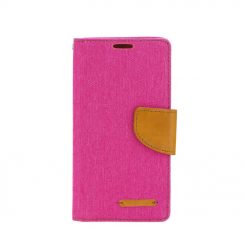 Peňaženkové puzdro Canvas Book ružové – Samsung Galaxy A50