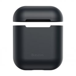 Lacné Kryty | Puzdro Baseus Silica Gel Protector čierne – Apple AirPods | Lacné Kryty