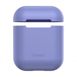 Lacné Kryty | Puzdro Baseus Silica Gel Protector fialové – Apple AirPods | Lacné Kryty