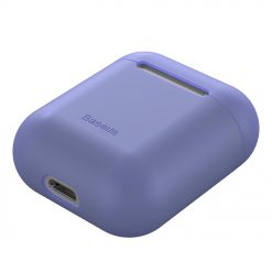 Lacné Kryty | Puzdro Baseus Silica Gel Protector fialové – Apple AirPods | Lacné Kryty