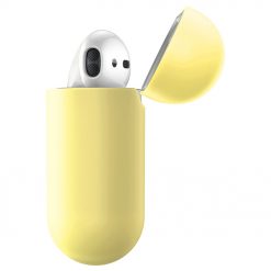 Lacné Kryty | Puzdro Baseus Silica Gel Protector žlté – Apple AirPods | Lacné Kryty