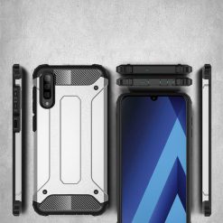Lacné Kryty | Odolný kryt Hybrid Armor strieborný – Samsung Galaxy A70 | Lacné Kryty