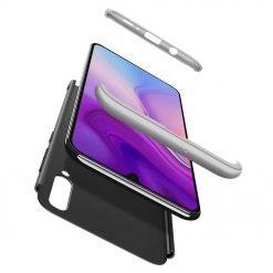 Lacné Kryty | Puzdro 360 Protection strieborno-čierne – Samsung Galaxy A70 | Lacné Kryty