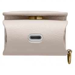 Lacné Kryty | Elegantné kožené puzdro Spigen La Manon bledoružové – Apple AirPods | Lacné Kryty