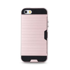 Odolné puzdro Defender Card ružové – iPhone 5 / 5S / SE | Lacné Kryty Lacné Kryty | Odolné puzdro Defender Card ružové – iPhone 5 / 5S / SE | Lacné Kryty