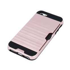 Odolné puzdro Defender Card ružové – iPhone 5 / 5S / SE | Lacné Kryty Lacné Kryty | Odolné puzdro Defender Card ružové – iPhone 5 / 5S / SE | Lacné Kryty