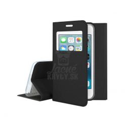 Lacné Kryty | Knižkové puzdro Smart Look čierne – iPhone 5 / 5S / SE | Lacné Kryty