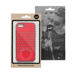 Semišový kryt Beeyo Brads case červený – iPhone 5 / 5S / SE | Lacné Kryty Lacné Kryty | Semišový kryt Beeyo Brads case červený – iPhone 5 / 5S / SE | Lacné Kryty
