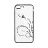 Lacné Kryty | Silikónový kryt Liquid Glitter strieborný – iPhone Xr | Lacné Kryty