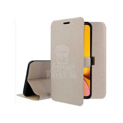 Lacné Kryty | Knižkové puzdro Book Pocket zlaté – iPhone Xr | Lacné Kryty