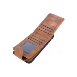Lacné Kryty | Peňaženkové puzdro Pocket Case hnedé – iPhone Xr | Lacné Kryty