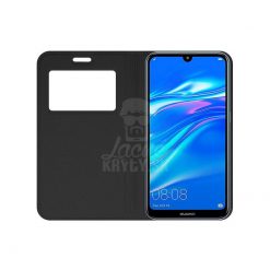 Lacné Kryty | Knižkové puzdro Smart Look čierne – Huawei Y7 2019 | Lacné Kryty