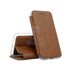 Lacné Kryty | Knižkové puzdro Prime case hnedé – Samsung Galaxy A70 | Lacné Kryty