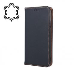Lacné Kryty | Kožené puzdro Smart Pro čierne – Huawei Y7 2019 | Lacné Kryty