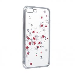 Zadný kryt Flower case strieborný – iPhone Xr