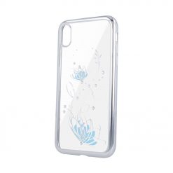 Lacné Kryty | Zadný kryt Lotus case strieborný – Huawei Y7 2019 | Lacné Kryty