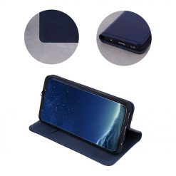 Lacné Kryty | Kožené puzdro Smart Pro modré – iPhone Xr | Lacné Kryty