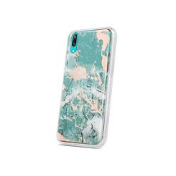 Lacné Kryty | Zadný kryt s potlačou Marble zelený – Huawei Y7 2019 | Lacné Kryty