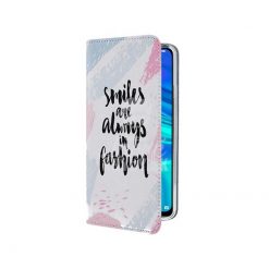 Knižkové puzdro Trendy case Smiles are always in fashion – Huawei Y7 2019 | Lacné Kryty Lacné Kryty | Knižkové puzdro Trendy case Smiles are always in fashion – Huawei Y7 2019 | Lacné Kryty