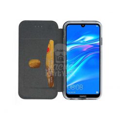 Lacné Kryty | Knižkové puzdro Verona čierne – Huawei Y7 2019 | Lacné Kryty