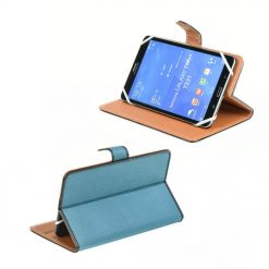 Lacné Kryty | Univerzálne knižkové puzdro Fancy book modré pre tablet s 9 – 10 palcovým displejom | Lacné Kryty