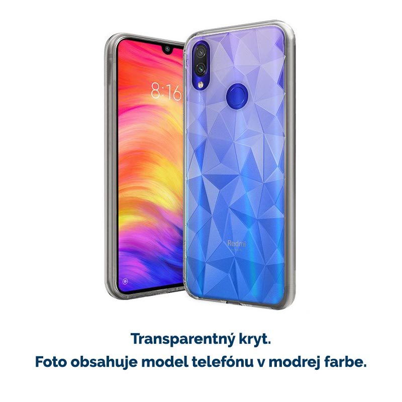 Lacné Kryty | Silikónový kryt Prism transparentný – Xiaomi Redmi Note 7