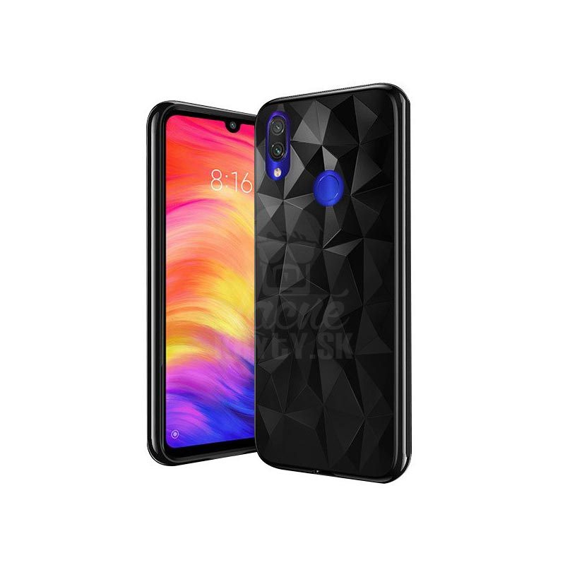 Lacné Kryty | Silikónový kryt Prism čierny – Xiaomi Redmi Note 7