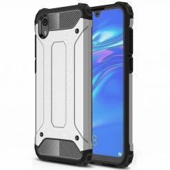 Odolný kryt Hybrid Armor strieborný – Huawei Y5 2019