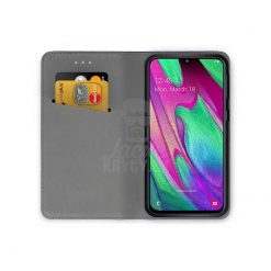 Lacné Kryty | Knižkové puzdro Smart Case Book čierne – Samsung Galaxy A40 | Lacné Kryty