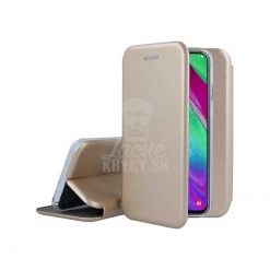 Peňaženkové puzdro Elegance zlaté – Samsung Galaxy A40