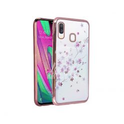 Zadný kryt Flower case ružový – Samsung Galaxy A40