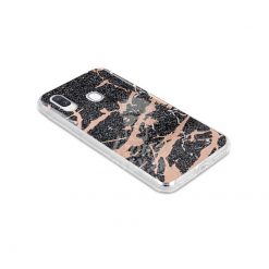 Lacné Kryty | Zadný kryt s potlačou Marble čierny – Samsung Galaxy A40 | Lacné Kryty