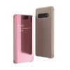 Lacné Kryty | Priehľadný kryt Flip View Case strieborný – Samsung Galaxy S10 | Lacné Kryty