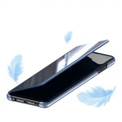 Lacné Kryty | Priehľadný kryt Flip View Case modrý – Samsung Galaxy S10 Plus (S10+) | Lacné Kryty