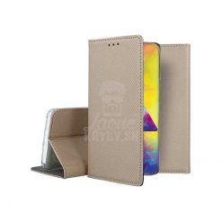 Knižkové puzdro Smart Case Book zlaté – Samsung Galaxy M20