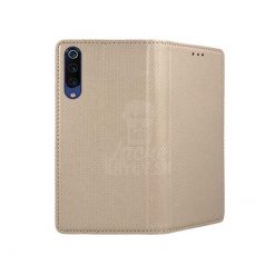 Knižkové puzdro Smart Case Book zlaté – Xiaomi Mi 9