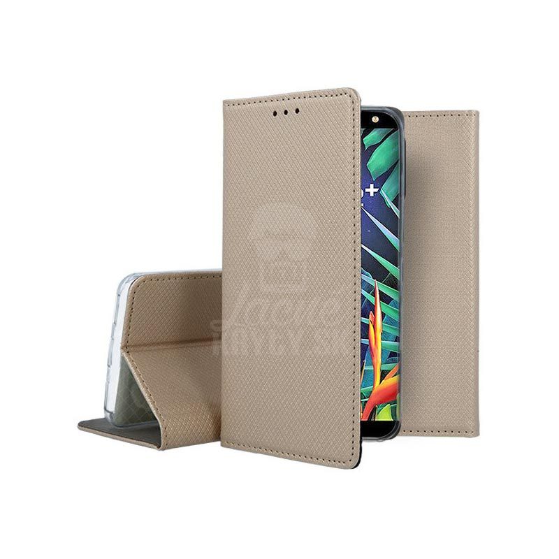 Lacné Kryty | Knižkové puzdro Smart Case Book zlaté – LG K40
