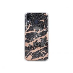 Lacné Kryty | Zadný kryt s potlačou Marble čierny – Samsung Galaxy M20 | Lacné Kryty