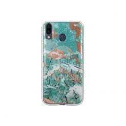 Lacné Kryty | Zadný kryt s potlačou Marble zelený – Samsung Galaxy M20 | Lacné Kryty
