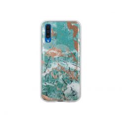 Zadný kryt s potlačou Marble zelený – Samsung Galaxy A50