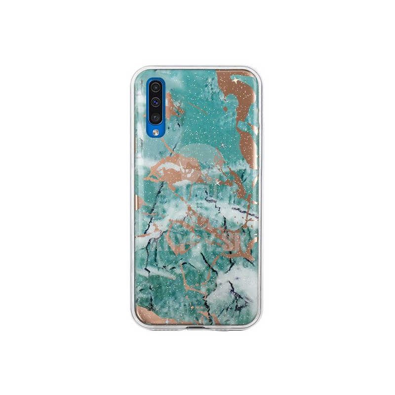 Lacné Kryty | Zadný kryt s potlačou Marble zelený – Samsung Galaxy A50 / A30s