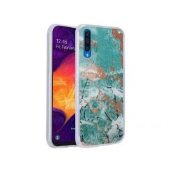 Lacné Kryty | Zadný kryt s potlačou Marble zelený – Samsung Galaxy A50 / A30s | Lacné Kryty