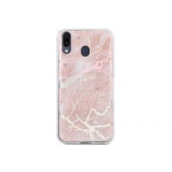 Lacné Kryty | Zadný kryt s potlačou Marble ružový – Samsung Galaxy M20 | Lacné Kryty
