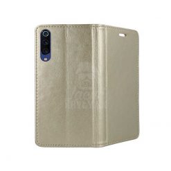 Knižkové puzdro Magnet Book zlaté – Xiaomi Mi 9